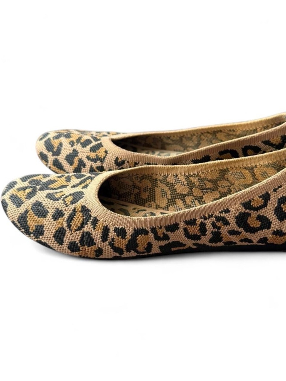 Steven New York Leopard Print Knit Ballet Flats Size 7.5 - Picture 5 of 6